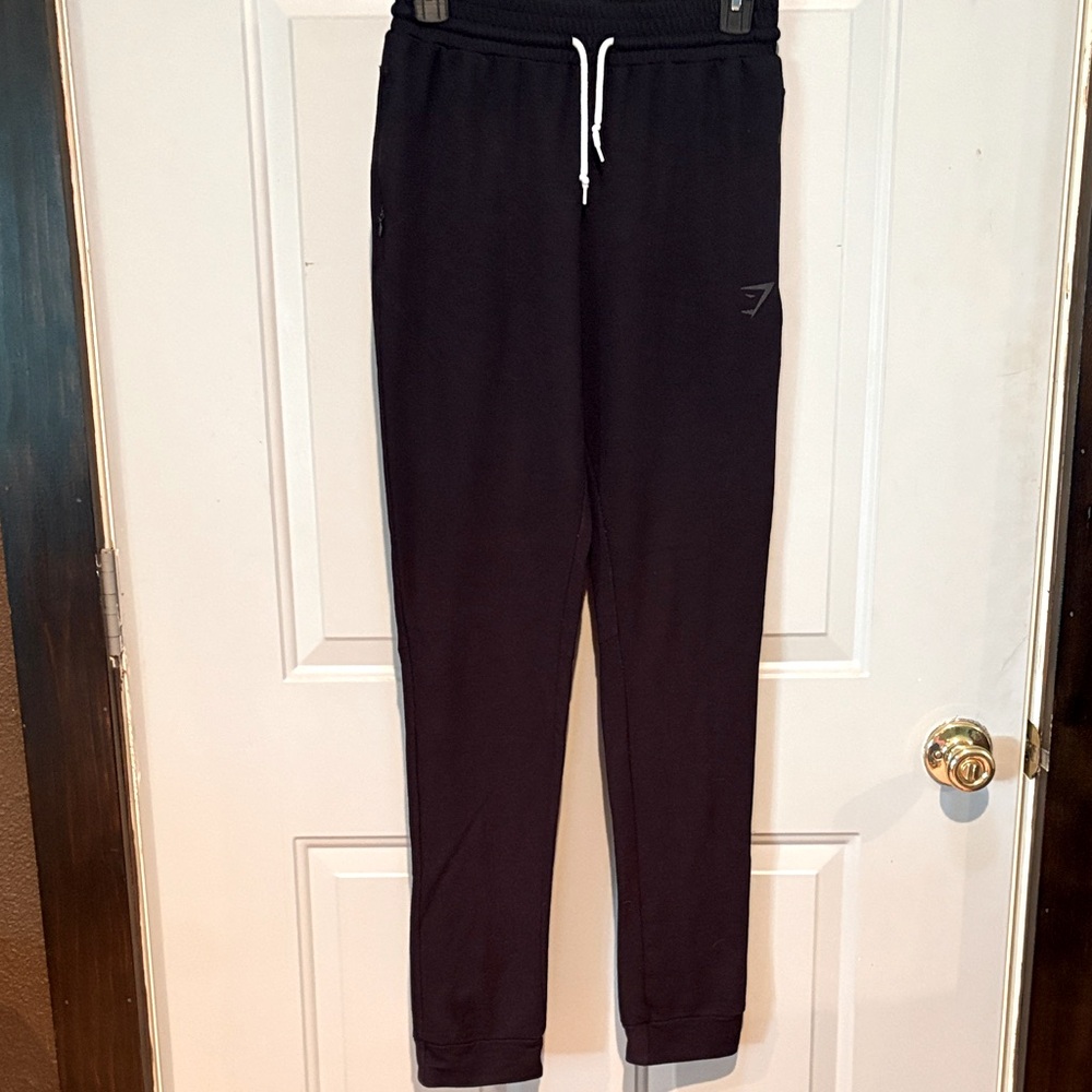 Gymshark Women’s Black Joggers with Drawstring